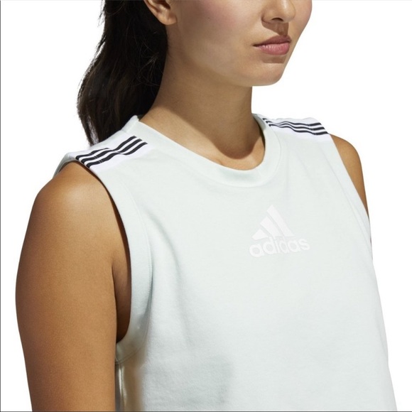 Adidas Aqua Light Blue Teal Game and Go Activewear Athleisure Dress (size M) - Picture 2 of 13